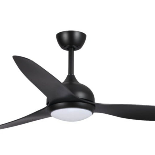 black eco style ceiling fan 60 inch dc motor with light