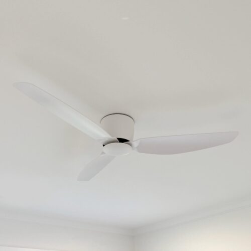 claro whisper low profile bedroom fan