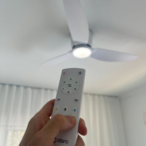 whisper low profile with remote control
