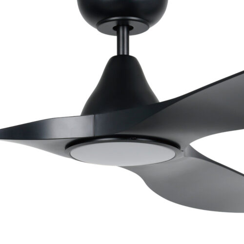 Surf SMART DC Ceiling Fan by Eglo with LED Light Black 60" Motor