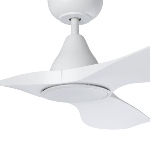 Surf SMART DC Ceiling Fan by Eglo with LED Light White 48" Motor