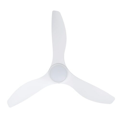 Surf SMART DC Ceiling Fan by Eglo with LED Light White 52" Blades