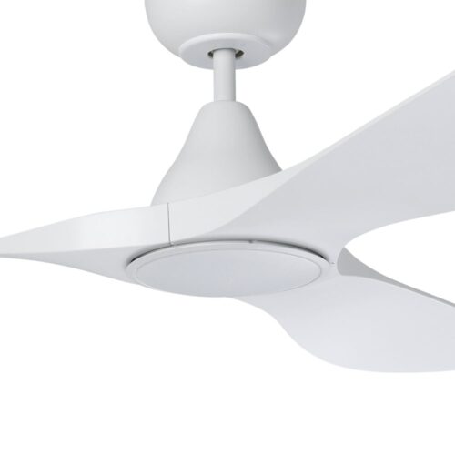 Surf SMART DC Ceiling Fan by Eglo with LED Light White 52" Motor