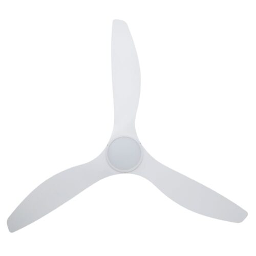 Surf SMART DC Ceiling Fan by Eglo with LED Light White 60" Blades