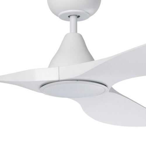 Surf SMART DC Ceiling Fan by Eglo with LED Light White 60" Motor