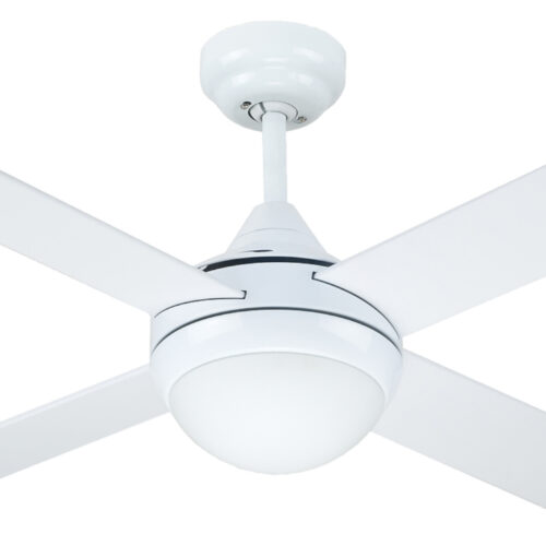 Hunter Pacific Azure Ceiling Fan with Light and ABS Blades White 48 inch Motor