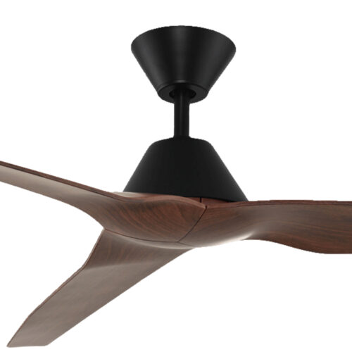 Fanco Infinity-ID DC Ceiling Fan 64-inch Black with Spotted Gum Motor
