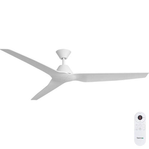 Fanco Infinity-ID DC Ceiling Fan 64-inch White Motor with White Blades