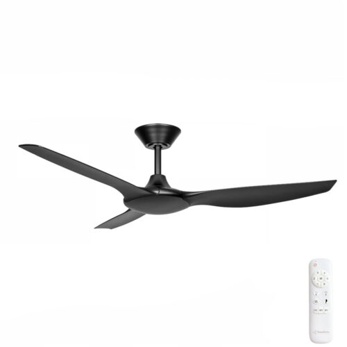 Delta DC 52" Ceiling Fan by Three Sixty with Remote in Black
