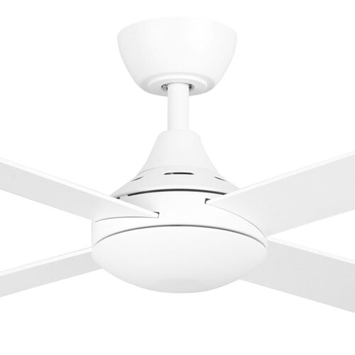 Cooler AC Ceiling Fan by Claro Essentials with Wall Control - White 52" - Image 2
