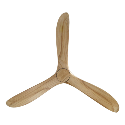 Currumbin DC Ceiling Fan by Eglo - White with Natural Blades 80" - Image 4