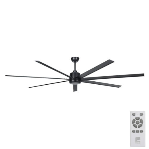 Tourbillion DC Ceiling Fan by Eglo - Black 100"