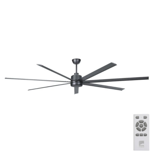 Tourbillion DC Ceiling Fan by Eglo - Titanium 100"