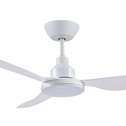 Ventair Glacier DC 3-blade Ceiling Fan with LED Light 52-inch White Motor