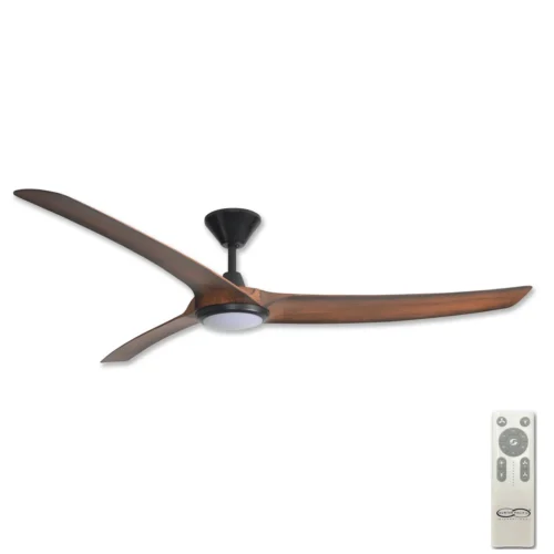 hunter-pacific-aqua-ip66-v3-dc-70-ceiling-fan-with-led-light-black-with-koa-blades