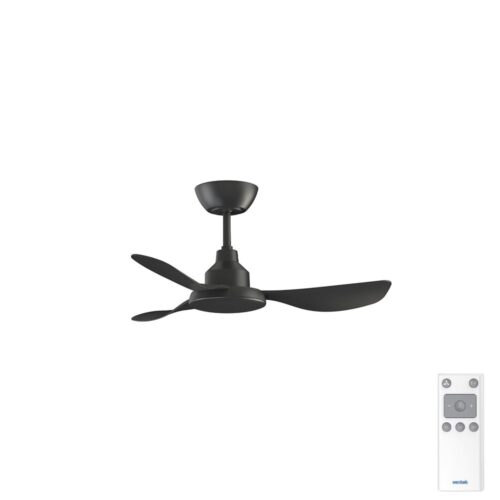 Glacier DC Ceiling Fan by Ventair - Black 36"