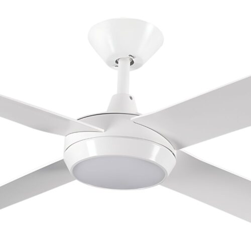 Hunter Pacific Concept DC Ceiling Fan with LED - White 48" - Close up