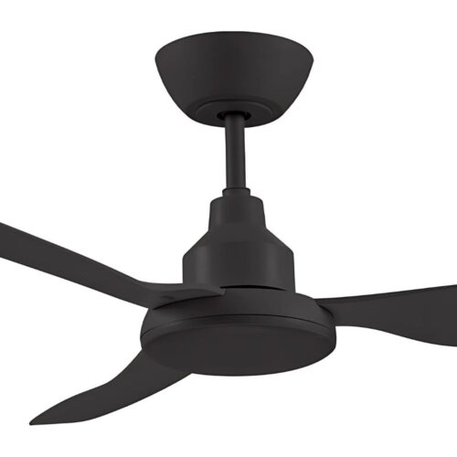 glacier dc ceiling fan by ventair in black 52 inch motor