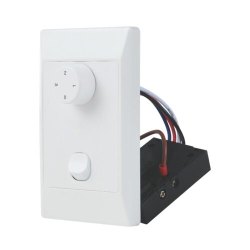 flexmech wall control by ventair - with isolation switch - angled view