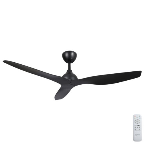 whisper ip66 black outdoor ceiling fan