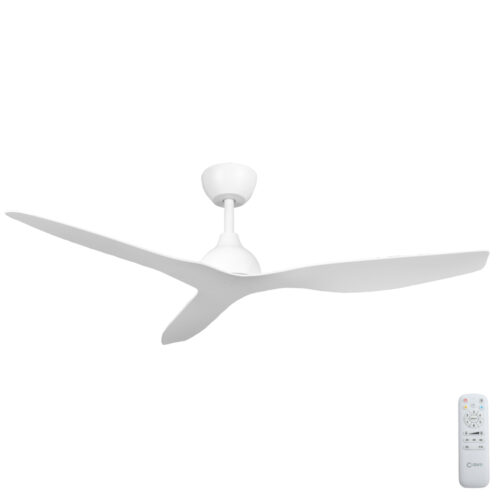 whisper ip rated ceiling fan white