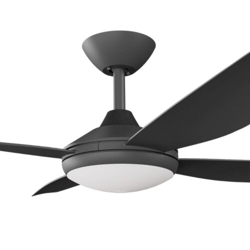 Vanga DC Ceiling Fan by Calibo with LED Light - Black 48" - Image 2