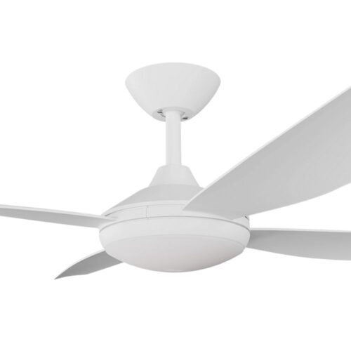 Vanga DC Ceiling Fan by Calibo with LED Light - White 52" - Image 2