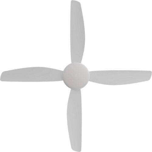 Vanga DC Ceiling Fan by Calibo with LED Light - White 56" - Image 4