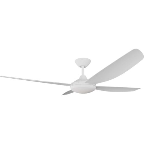 Vanga DC Ceiling Fan by Calibo with LED Light - White 56" - Image 3