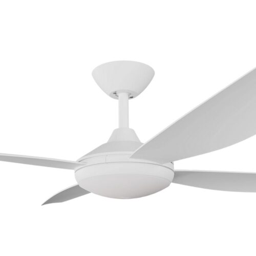 Vanga DC Ceiling Fan by Calibo with LED Light - White 56" - Image 2