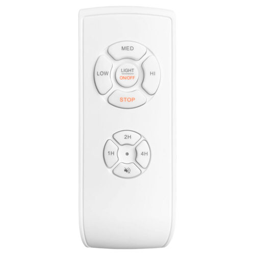 Cooler AC Ceiling Fan by Claro Essentials with CCT LED Light - White 52" - Image 3