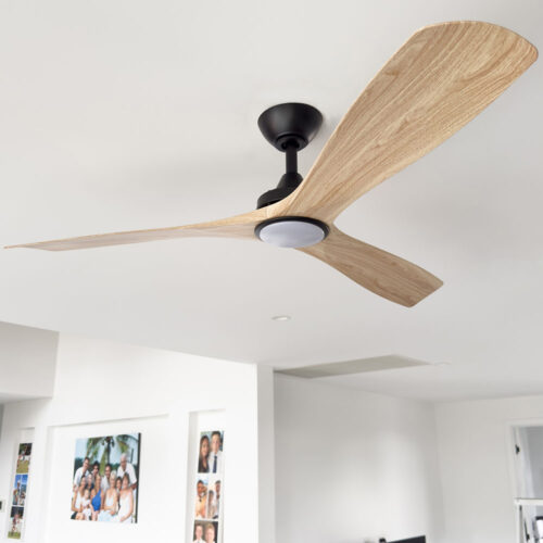 three-sixty-spitfire-dc-ceiling-fan-with-led-light-black-light-oak-blades-52-living-space