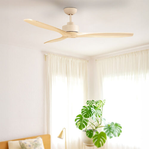 Fanco EarthFirast Wynd DC Ceiling Fan - in bedroom
