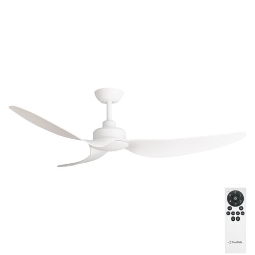 Trinity DC Ceiling Fan by Three Sixty - Matte White 56" - with remote