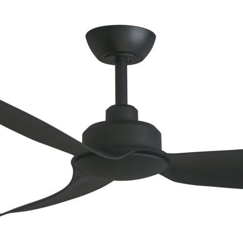 Trinity DC Ceiling Fan by Three Sixty - Black - close up