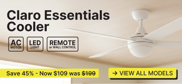 claro essentials cooler ac ceiling fan