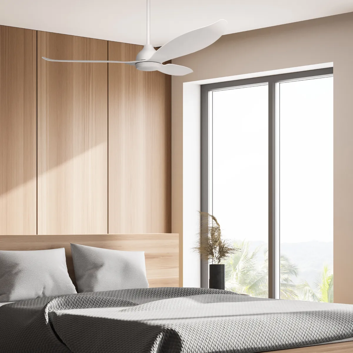 claro-essentials-allure-dc-52-inch-ceiling-fan-with-led-light-bedroom-insitu